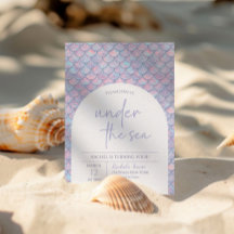 海の誕生日パーティーの下の人魚