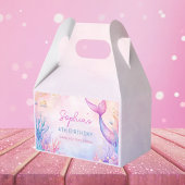 海の誕生日パーティーの下の女の子の人魚 フェイバーボックス