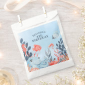 海の誕生日パーティーの下の子供 フェイバーバッグ (クリップ留めされた状態)