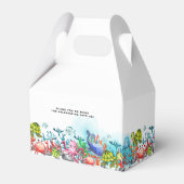 海の誕生日パーティーの下の水の色 フェイバーボックス (裏面サイド)