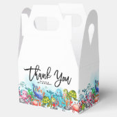 海の誕生日パーティーの下の水の色 フェイバーボックス (オープン)