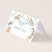 海の誕生日パーティーの下の水色ありがとう (正面)