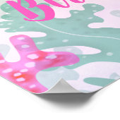 海の誕生日パーティーの下の海の馬 ポスター (角)