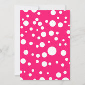 海の誕生日パーティーの下の魔法の人魚 招待状 (裏面)