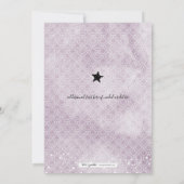 海の誕生日パーティーの招待の下の人魚 招待状 (裏面)