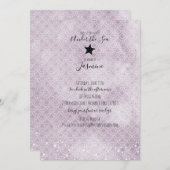 海の誕生日パーティーの招待の下の人魚 招待状 (正面/裏面)