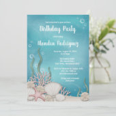 海の誕生日パーティーの招待状の下で 招待状 (スタンド正面)