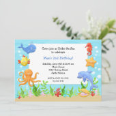 海の誕生日パーティーの招待状の下で 招待状 (スタンド正面)
