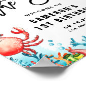 海の誕生日パーティーへようこそ ポスター (角)