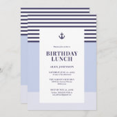 海の誕生日パーティー 招待状 (正面/裏面)