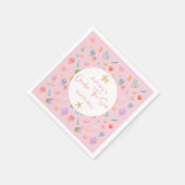海の誕生日会の下で スタンダードカクテルナプキン (角)