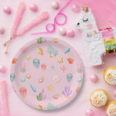 海の誕生日会の下で ペーパープレート (パーティー)