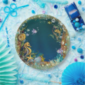 海の誕生日会の下で ペーパープレート (パーティー)