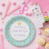 海の誕生日会の下で ペーパープレート (パーティー)