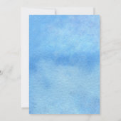 海の誕生日招待状 招待状 (裏面)