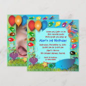 海の誕生日招待状: 002C 招待状 (正面/裏面)