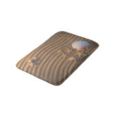 海の貝およびヒトデ バスマット (アングル)