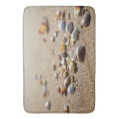 海の貝および砂のバス・マット バスマット (正面縦)