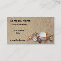 海の貝および砂浜