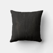 海の貝の白いヴィンテージの黒の苦脳木枕 クッション (裏面)