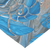 海の貝パターン大理石のビーチ ショートテーブルランナー (コーナー)