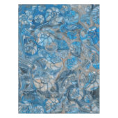 海の貝パターン大理石のビーチ テーブルクロス (正面)