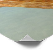 海の貝殻のクローズアップ ポスター (角)