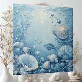 海の貝殻 水中魚 フィルタリング ライト タイル