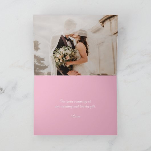 海の貝水の色のアートの中に写真感謝していあなた カード (内部)