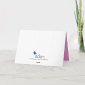 海の貝類の水の色アートマザーズデイカード カード (裏面)