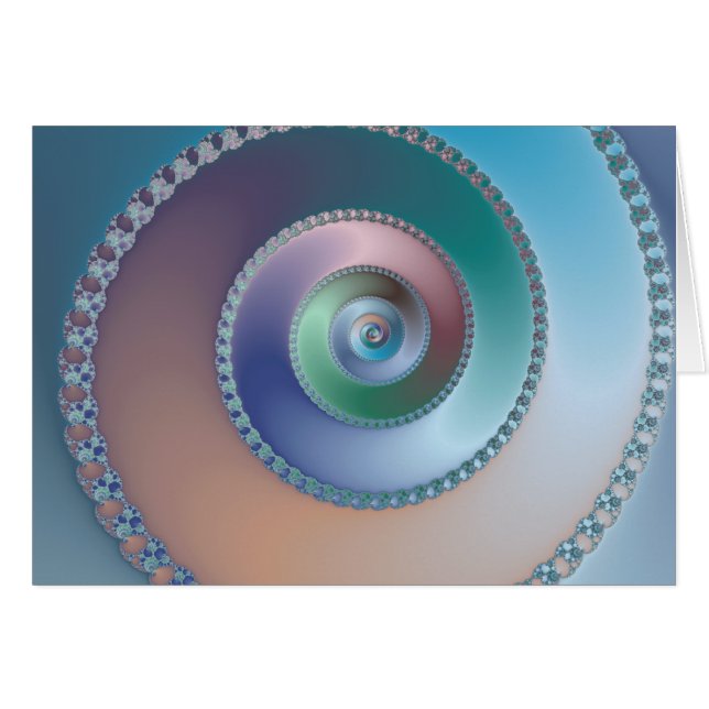 海の貝-フラクタルカード (正面横)