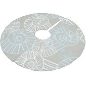 海の貝 ブラッシュドポリエステルツリースカート (アングル)