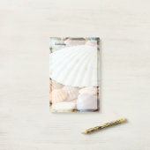 海の貝-海、海、自然 ポストイット (デスク上)