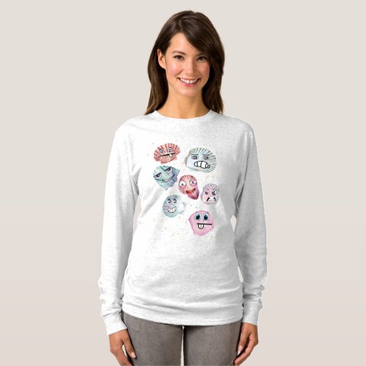 海の貝 Tシャツ (正面フル)