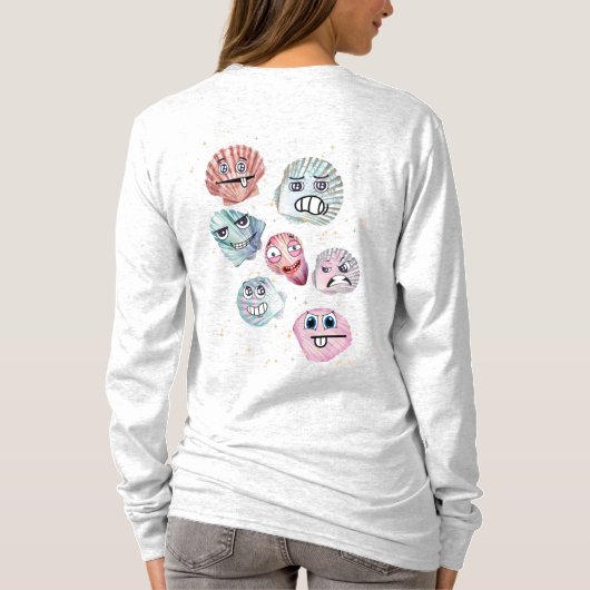 海の貝 Tシャツ (裏面)