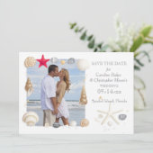 海の贈り物 フォト セーブ・ザ・デート アナウンスメント 招待状 (スタンド正面)