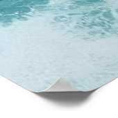 海の赤い空 | AIアートポスター ポスター (角)