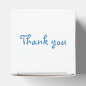 海の赤ちゃんシャワーお願いボックスの下のクジラ フェイバーボックス (上部)