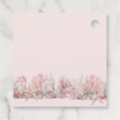 海の赤ちゃんシャワーの下で夢見る フェイバータグ (裏面)