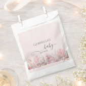 海の赤ちゃんシャワーの下で夢見る フェイバーバッグ (クリップ留めされた状態)