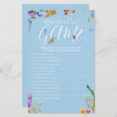 海の赤ちゃんシャワーの下で自分のゲームを作る (正面/裏面)