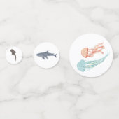 海の赤ちゃんシャワーの下で コンフェッティ (正面)