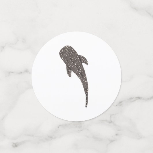 海の赤ちゃんシャワーの下で コンフェッティ (スモール正面)