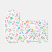 海の赤ちゃんシャワーの下で フェイバーボックス (折り畳みなし)