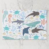 海の赤ちゃんシャワーの下で ペーパーパッド (正面)