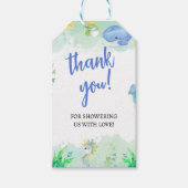 海の赤ちゃんシャワーの下の夏 ギフトタグ (正面)