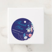 海の赤ちゃんシャワーの下の小さな真珠を紫 フェイバータグ (インサイチュ)