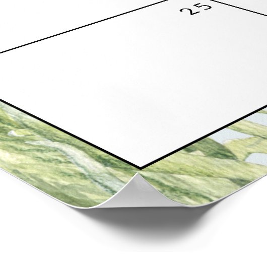 海の赤ちゃんシャワーゲームの下で期日を推測 ポスター (角)