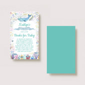 海の赤ちゃんシャワー予約のリクエストの下で エンクロージャーカード