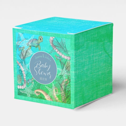 海の赤ちゃん航海ののシャワーの下で フェイバーボックス (正面サイド)